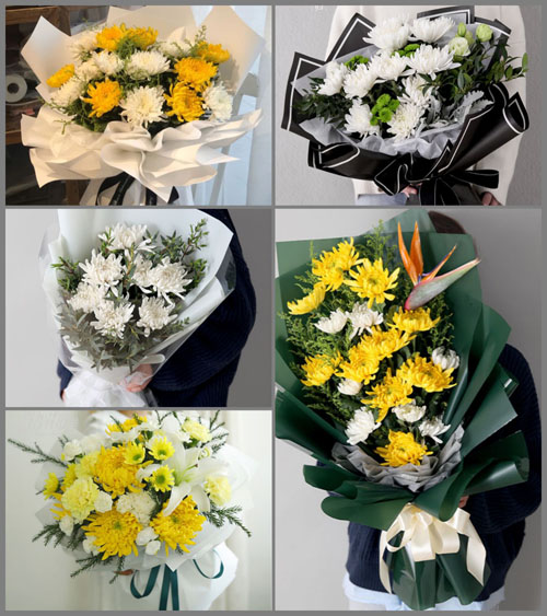 广东汕头市潮南区红场镇巫字村白事花束代送